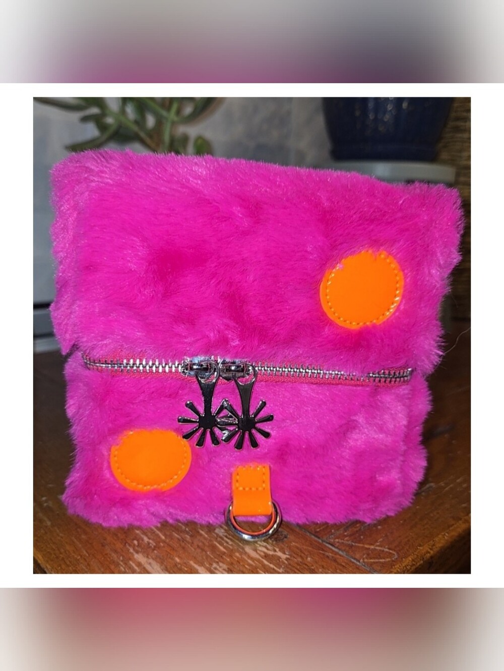 NWOT dELiA*s x Dollskill Snake Eyes Fuzzy Dice Bag